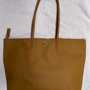 Lacoste Zip Tote Bag; near excellent condition!